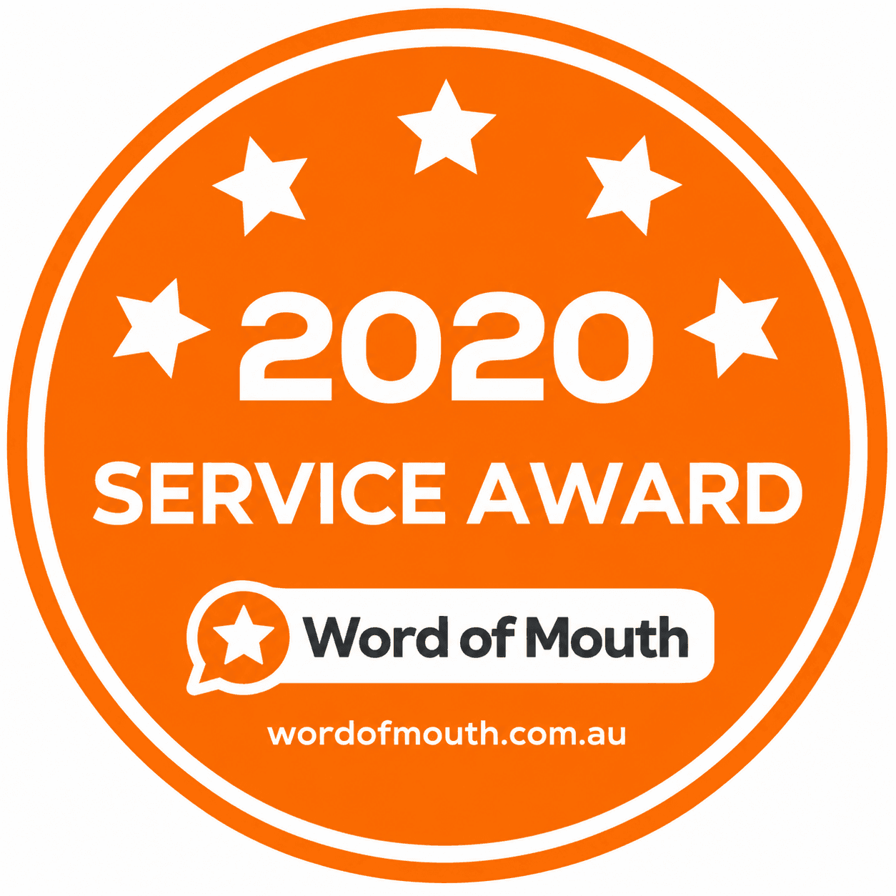 Word of Mouth Service Award 2020