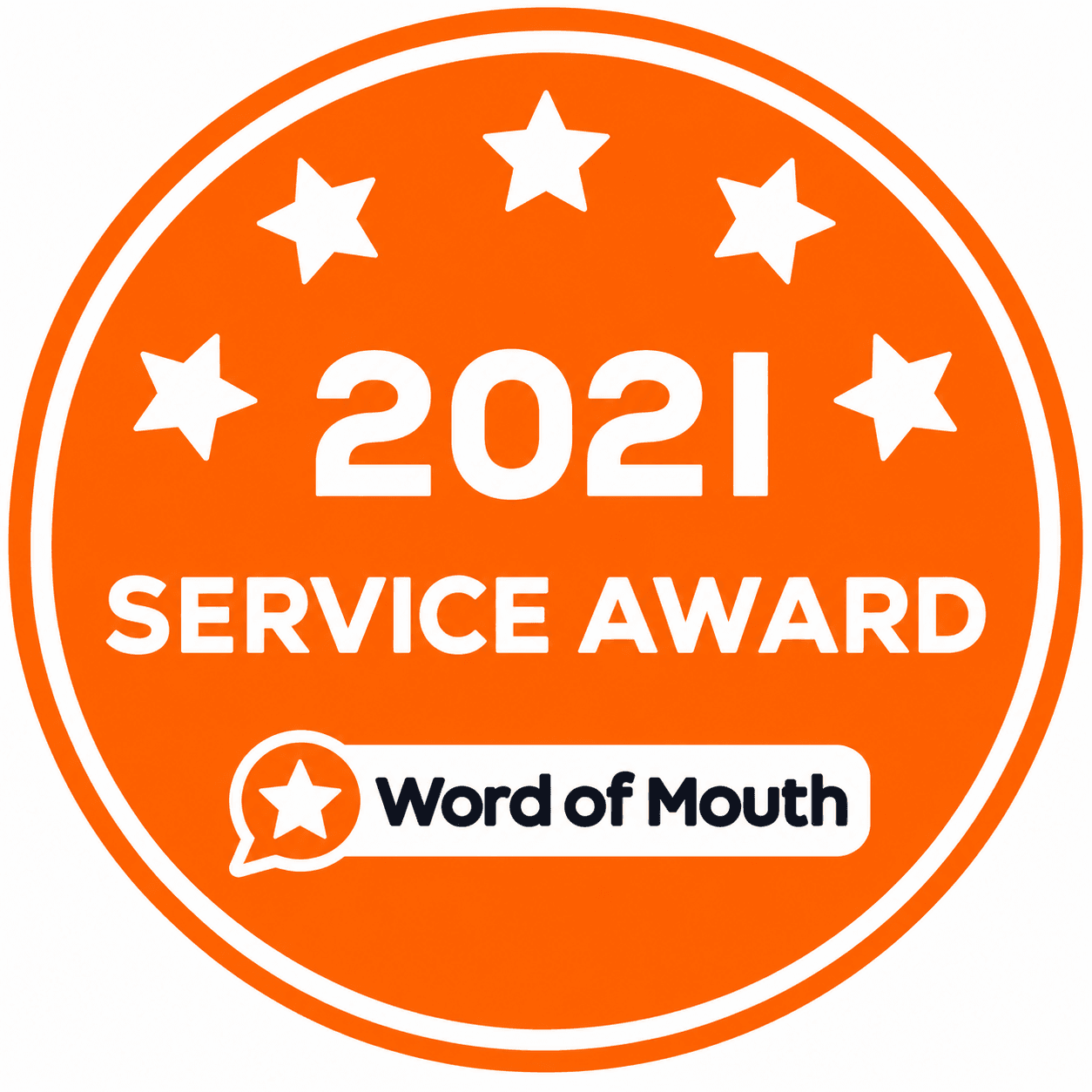 Word of Mouth Service Award 2021