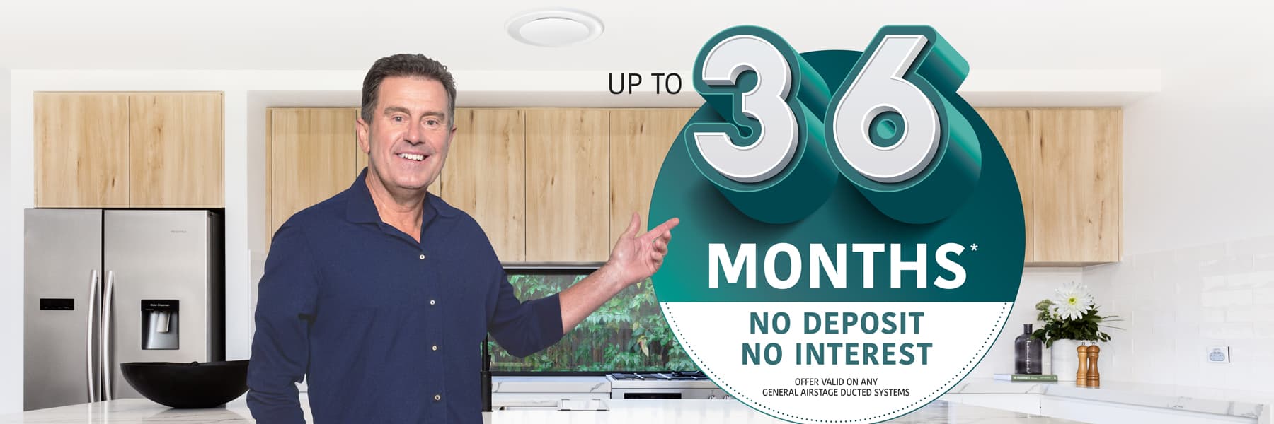 Up to 36 months interest free.