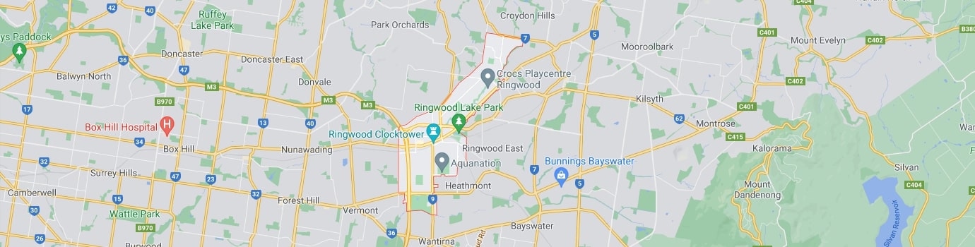 Ringwood area map