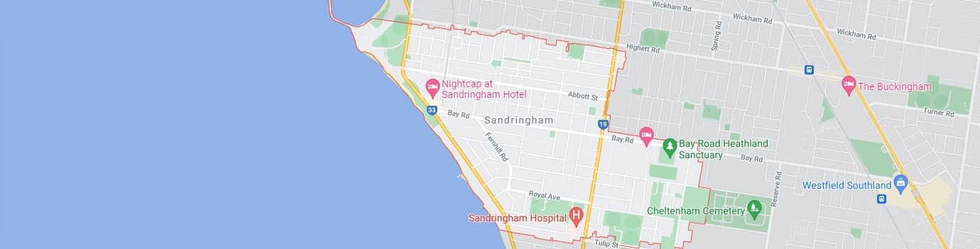 Sandringham area map